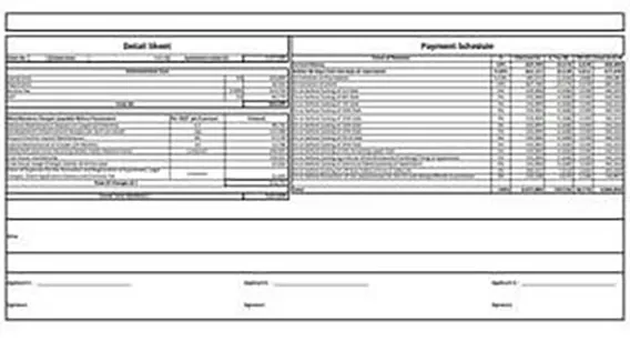 Sheth One Marina cost sheet preview